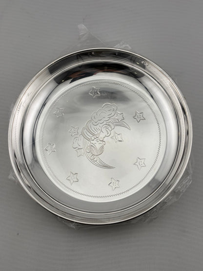 Silver Small Plate 100gm – Traditional Serving Plate