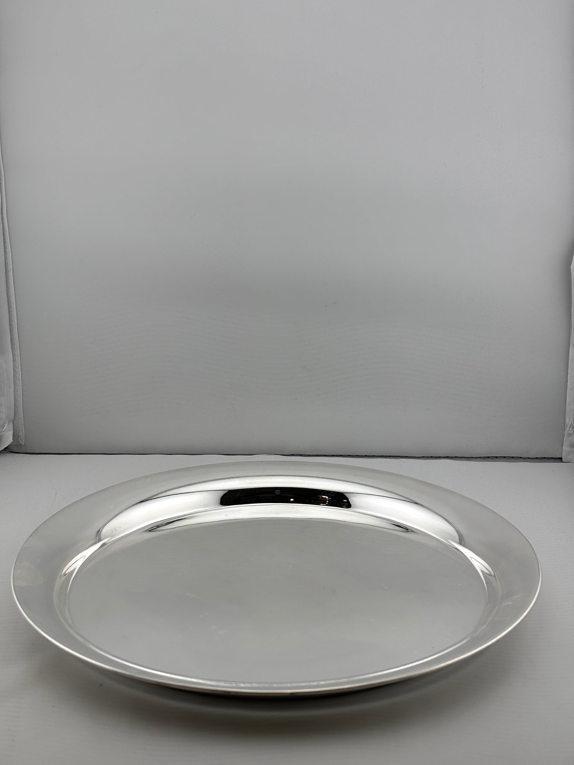 Silver Large Plate 350gm – Traditional Serving Plate