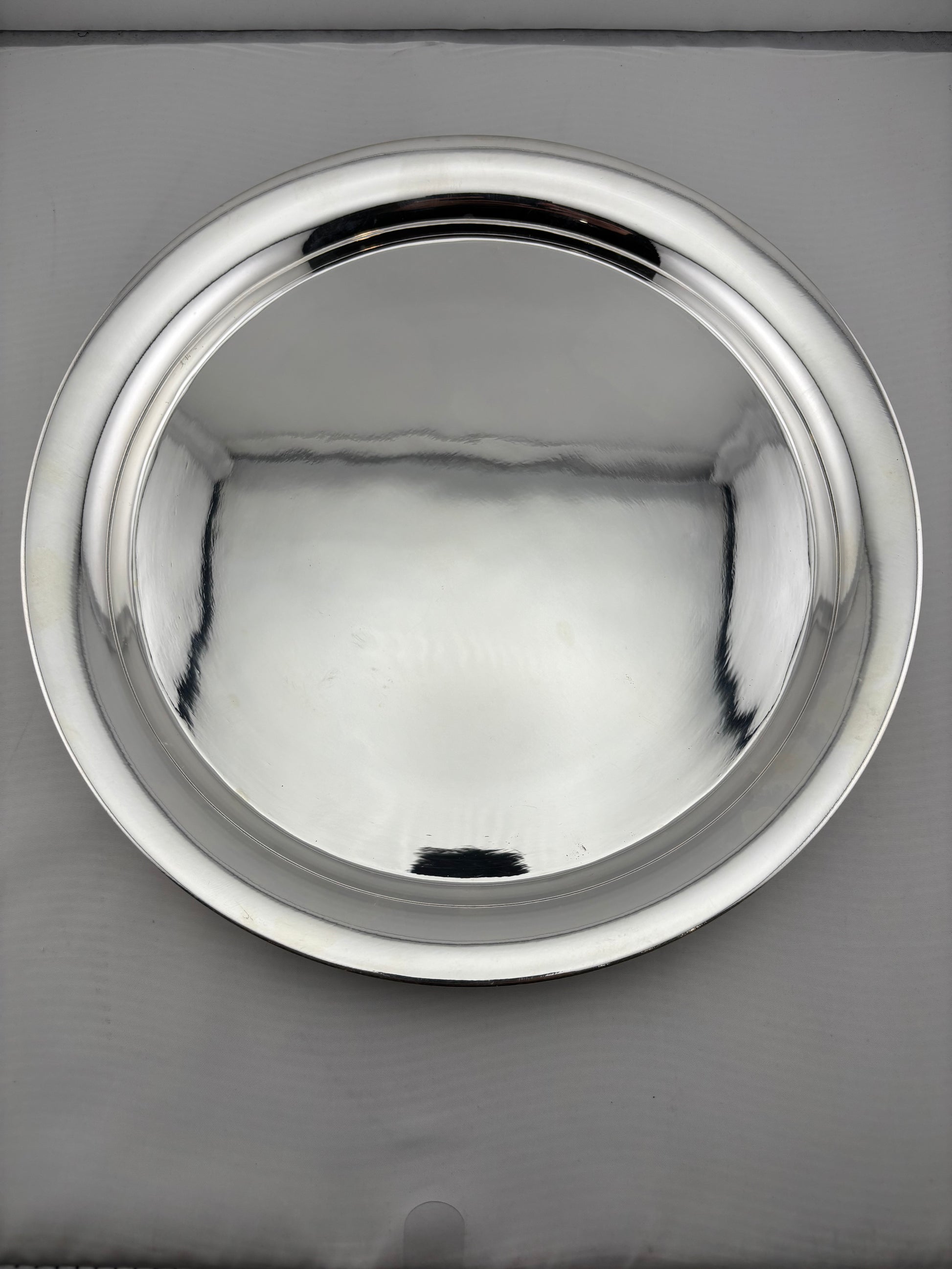 Silver Large Plate 350gm – Traditional Serving Plate