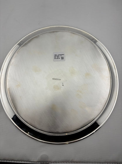 Silver Large Plate 350gm – Traditional Serving Plate