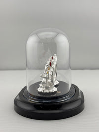 Load image into Gallery viewer, 999 Pure Silver Ganesha &amp; Lakshmi Idol Design 3 18gm
