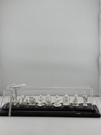 Load image into Gallery viewer, 999 Pure Silver Set of 9 Hindu Deities 37gm – Divine Deity Set for Temple Décor &amp; Gifting silver idol
