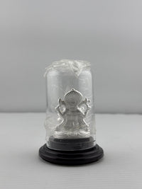 Load image into Gallery viewer, 999 Pure Silver Ganesha Idol Design 4 6gm – Divine Ganpati Murti for Home Mandir &amp; Gifting
