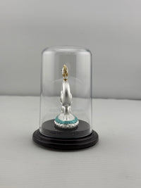 Load image into Gallery viewer, 999 Pure Silver Tamil Om with Vel Symbol 12gm – Sacred Spiritual Décor for Home Mandir silver idol
