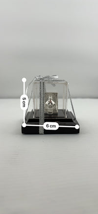 Load image into Gallery viewer, 999 Pure Silver Salasar Balaji Idol 11gm – Divine Hanuman Murti for Temple &amp; Gifting
