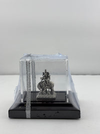 Load image into Gallery viewer, Silver Lord Krishna Idol 22gm – Divine Krishna Murti for Temple &amp; Gifting
