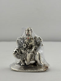 Load image into Gallery viewer, 999 Pure Silver Goddess Lakshmi Idol 15gm – Divine Laxmi Murti for Home Mandir &amp; Gifting
