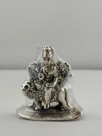 Load image into Gallery viewer, 999 Pure Silver Goddess Lakshmi Idol 15gm – Divine Laxmi Murti for Home Mandir &amp; Gifting
