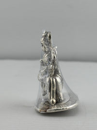 Load image into Gallery viewer, 999 Pure Silver Goddess Lakshmi Idol 15gm – Divine Laxmi Murti for Home Mandir &amp; Gifting
