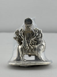 Load image into Gallery viewer, 999 Pure Silver Goddess Lakshmi Idol 15gm – Divine Laxmi Murti for Home Mandir &amp; Gifting

