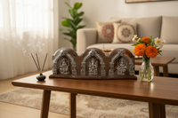 Load image into Gallery viewer, 999 Pure Silver Ganesh, Lakshmi &amp; Saraswati Idol 155gm – Divine Trio Murti for Diwali &amp; Temple

