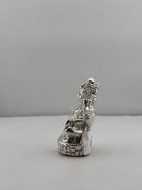Load image into Gallery viewer, Silver Goddess Lakshmi Idol 22gm – Divine Laxmi Murti for Home Mandir &amp; Gifting
