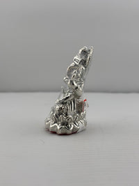 Load image into Gallery viewer, 999 Pure Silver Ganesha Idol Design 2 24gm – Divine Ganpati Murti for Home Mandir &amp; Gifting
