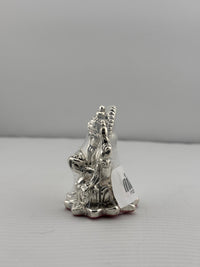 Load image into Gallery viewer, Silver Ganesha Idol Design 4 16gm – Divine Ganpati Murti for Home Mandir &amp; Gifting
