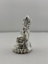 Load image into Gallery viewer, Silver Goddess Lakshmi Idol Design 3 20gm – Divine Laxmi Murti for Home Mandir &amp; Gifting
