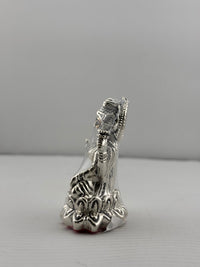 Load image into Gallery viewer, Silver Goddess Lakshmi Idol Design 4 23gm – Divine Laxmi Murti for Home Mandir &amp; Gifting
