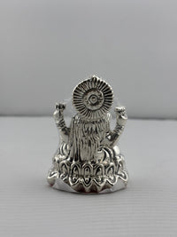 Load image into Gallery viewer, Silver Goddess Lakshmi Idol Design 4 23gm – Divine Laxmi Murti for Home Mandir &amp; Gifting
