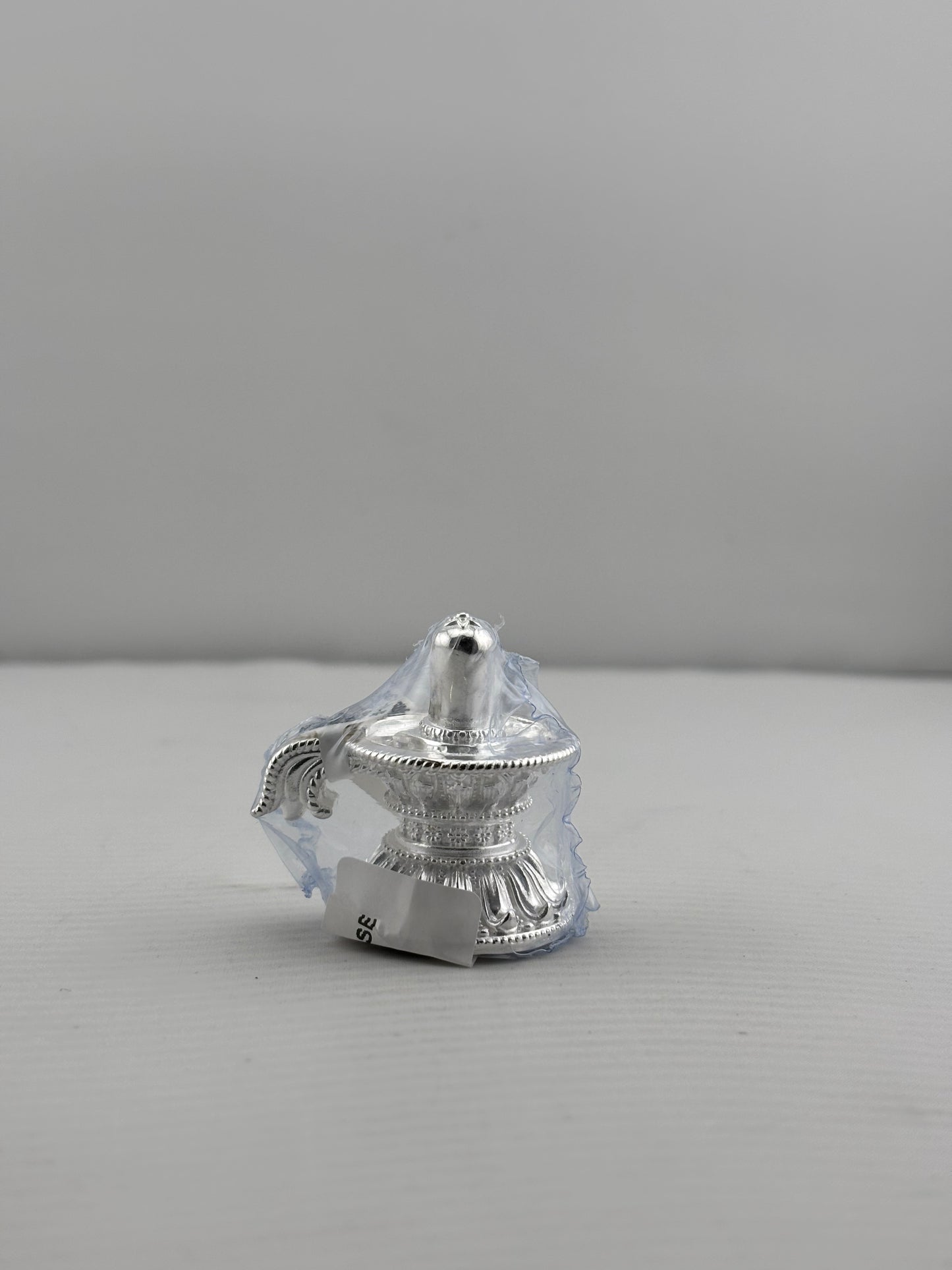 Silver Shiv Ling Design 2 40gm – Sacred Shivling for Pooja & Home Mandir silver idol