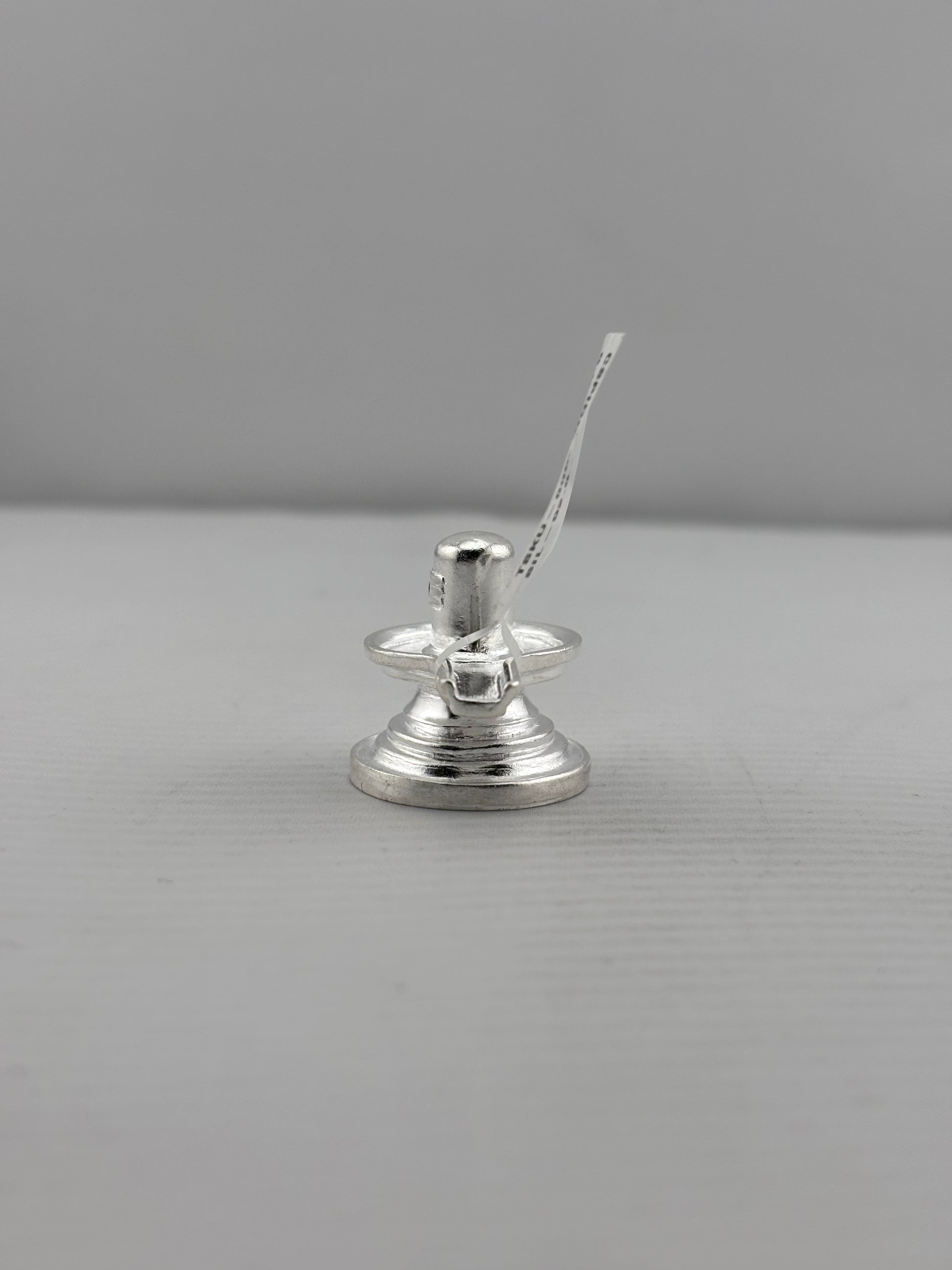 Silver Shiv Ling Design 3 25gm – Sacred Shivling for Pooja & Home Mandir silver idol