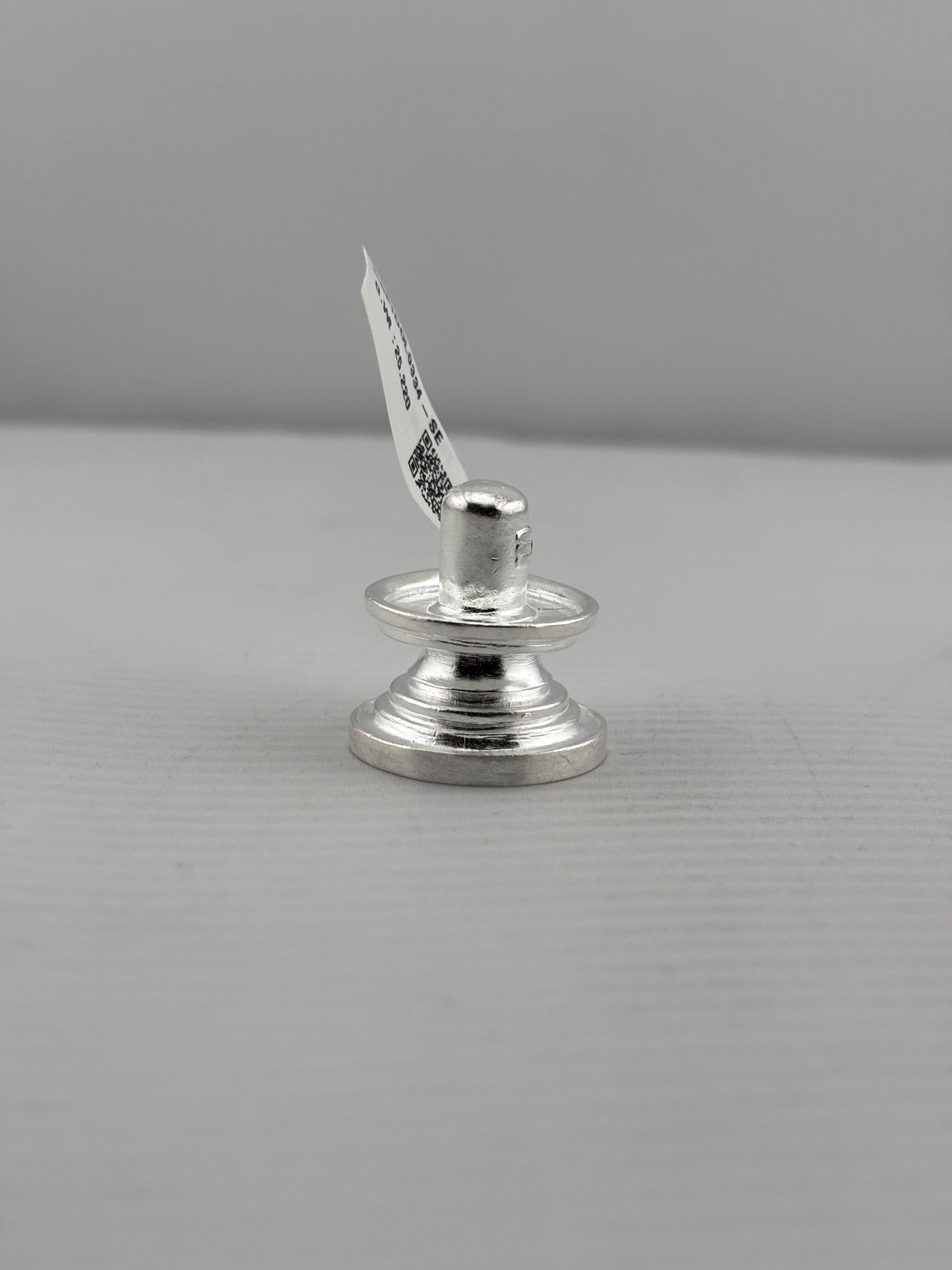 Silver Shiv Ling Design 3 25gm – Sacred Shivling for Pooja & Home Mandir silver idol