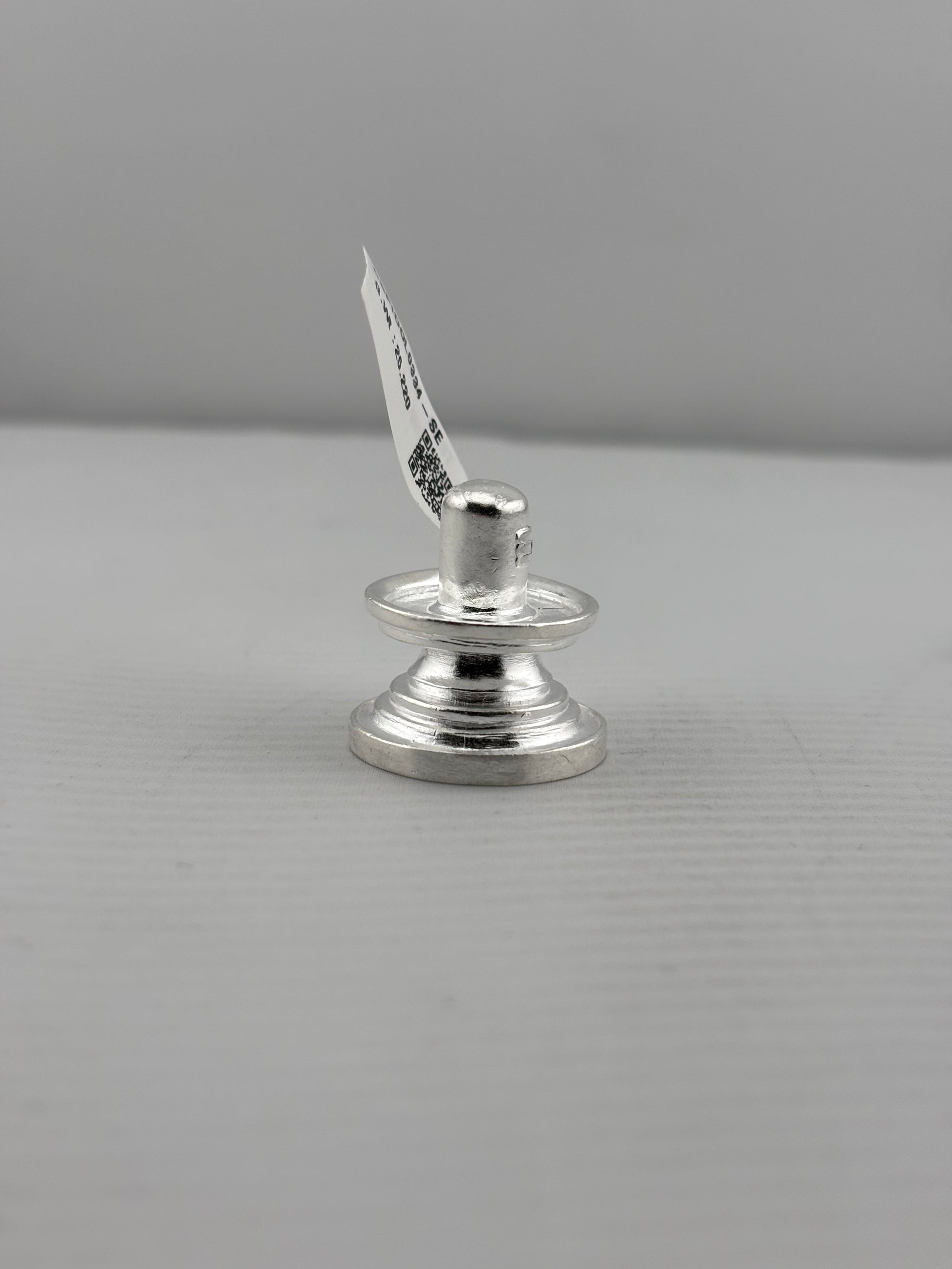Silver Shiv Ling Design 3 25gm – Sacred Shivling for Pooja & Home Mandir silver idol