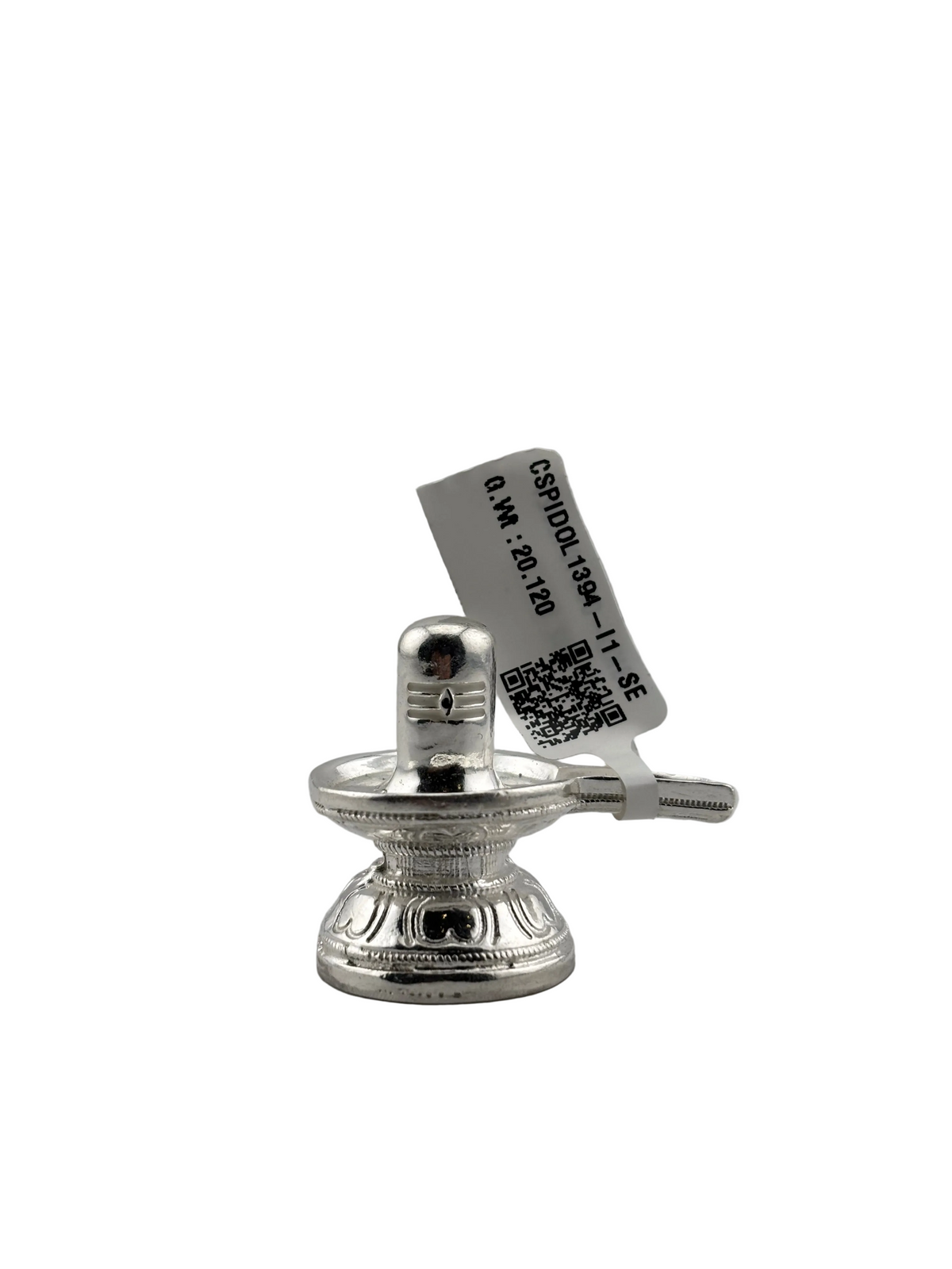 Sterling Silver ShivLing Idol 20gm – Sacred Shivling for Pooja & Home Mandir