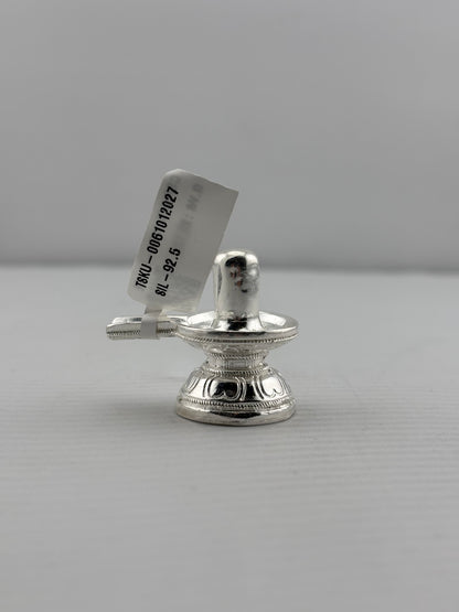 Silver Shiv Ling Design 4 20gm – Sacred Shivling for Pooja & Home Mandir silver idol