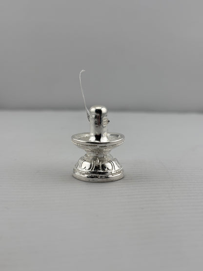 Silver Shiv Ling Design 4 20gm – Sacred Shivling for Pooja & Home Mandir silver idol