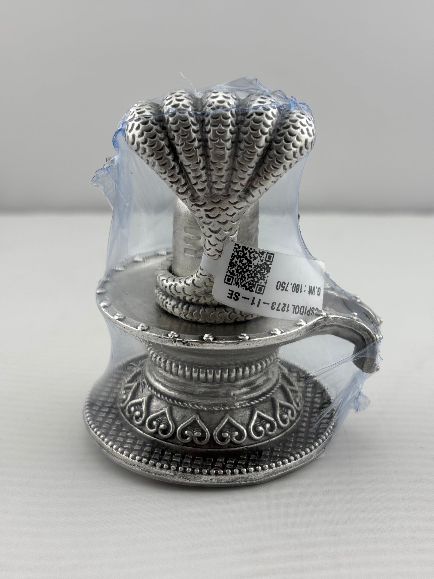 Silver Shiv Ling 180gm – Sacred Shivling for Pooja & Home Mandir silver idol