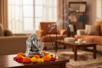 Load image into Gallery viewer, Silver Ganesha Idol 120gm – Divine Ganpati Murti for Home Mandir &amp; Gifting
