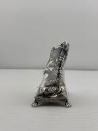 Load image into Gallery viewer, Silver Ganesha Idol 120gm – Divine Ganpati Murti for Home Mandir &amp; Gifting
