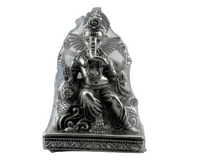 Load image into Gallery viewer, Silver Lord Ganesh Idol heavy – Spiritual Ganesh Murti for Temple Decor &amp; Festivals
