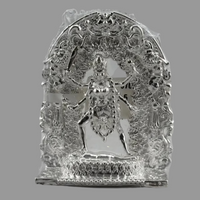 Load image into Gallery viewer, Silver Maa Kaali – Spiritual Devi Murti for Temple Decor &amp; Festivals
