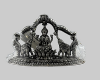 Load image into Gallery viewer, Silver Maa Lakshmi Idol – Spiritual Murti for Temple Decor &amp; Festivals
