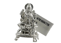 Load image into Gallery viewer, Silver Maa Lakshmi Idol 10gm – Spiritual Lakshmi Murti for Temple Decor &amp; Festivals
