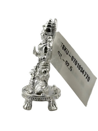 Load image into Gallery viewer, Silver Maa Lakshmi Idol 10gm – Spiritual Lakshmi Murti for Temple Decor &amp; Festivals
