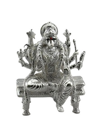 Load image into Gallery viewer, Silver Lord Narasimha Idol
