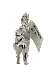 Load image into Gallery viewer, Silver Maa Durga Idol – Spiritual Durga Murti for Temple Decor &amp; Festivals
