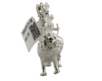 Load image into Gallery viewer, Silver Maa Durga Idol – Spiritual Durga Murti for Temple Decor &amp; Festivals

