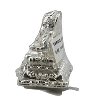 Load image into Gallery viewer, Silver Lord Ganesh Idol – Spiritual Ganesh Murti for Temple Decor &amp; Festivals
