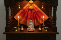 Load image into Gallery viewer, Silver Maa Laxmi Idol – Spiritual Maa Laxmi Murti for Temple Decor &amp; Festivals
