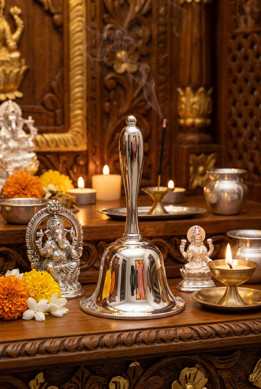 Silver Pooja Bell – 55g