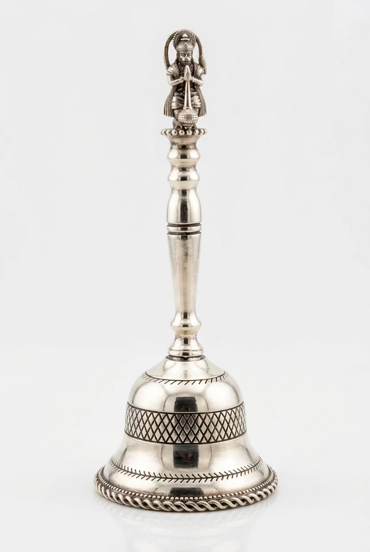 Large Silver Pooja Bell – 150g