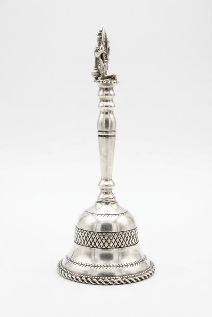 Large Silver Pooja Bell – 150g