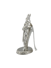 Load image into Gallery viewer, Silver Lord Krishna Idol – Spiritual Krishna Murti for Temple Decor &amp; Festivals
