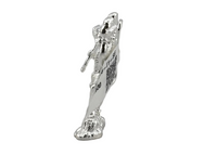 Load image into Gallery viewer, Silver Lord Hanuman Idol – Spiritual Hanuman Murti for Temple Decor &amp; Festivals
