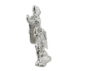 Load image into Gallery viewer, Silver Lord Hanuman Idol – Spiritual Hanuman Murti for Temple Decor &amp; Festivals
