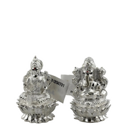 Load image into Gallery viewer, Silver Ganesh Lakshmi Idol 40gm each
