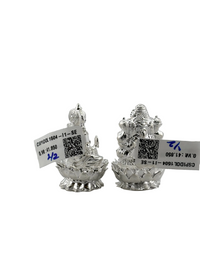 Load image into Gallery viewer, Silver Ganesh Lakshmi Idol 40gm each

