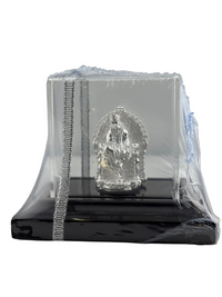 Load image into Gallery viewer, Silver Sai Baba Idol 35gm – Spiritual Sai Baba Murti for Temple Decor &amp; Festivals
